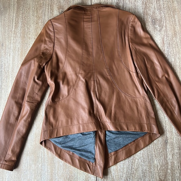 HH haute hippie Leather Jacket Size L - Picture 13 of 16